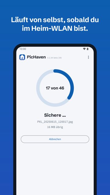 Handy: Sicherung läuft